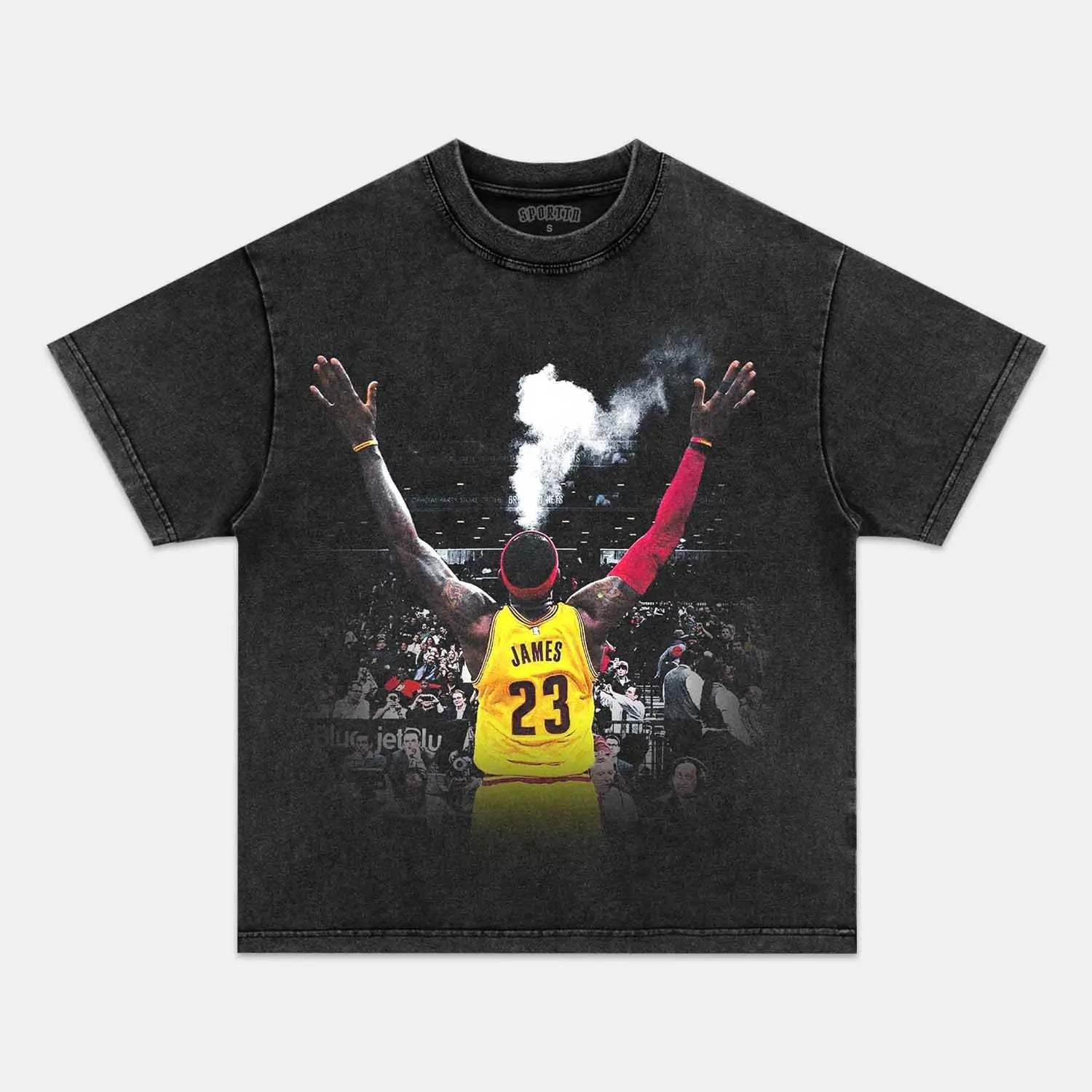 Unisex-Adult Ultra Cotton Washed T-Shirt Graphic LEBRON JAMES 7.13 VINTAGE TEE