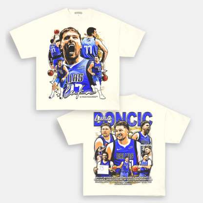 Unisex-Adult Ultra Cotton Washed T-Shirt Graphic  LUKA 73PTS V2 TEE - [DS] 