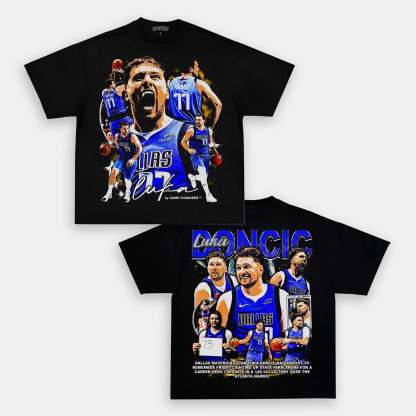 Unisex-Adult Ultra Cotton Washed T-Shirt Graphic  LUKA 73PTS V2 TEE - [DS] 