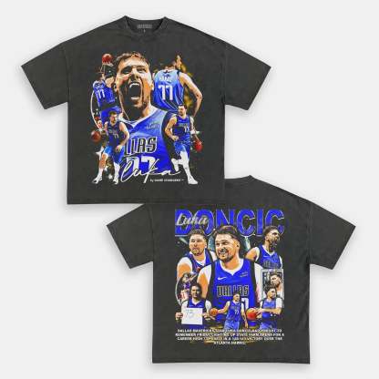 Unisex-Adult Ultra Cotton Washed T-Shirt Graphic  LUKA 73PTS V2 TEE - [DS] 