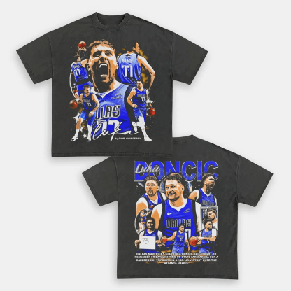Unisex-Adult Ultra Cotton Washed T-Shirt Graphic  LUKA 73PTS V2 TEE - [DS] 