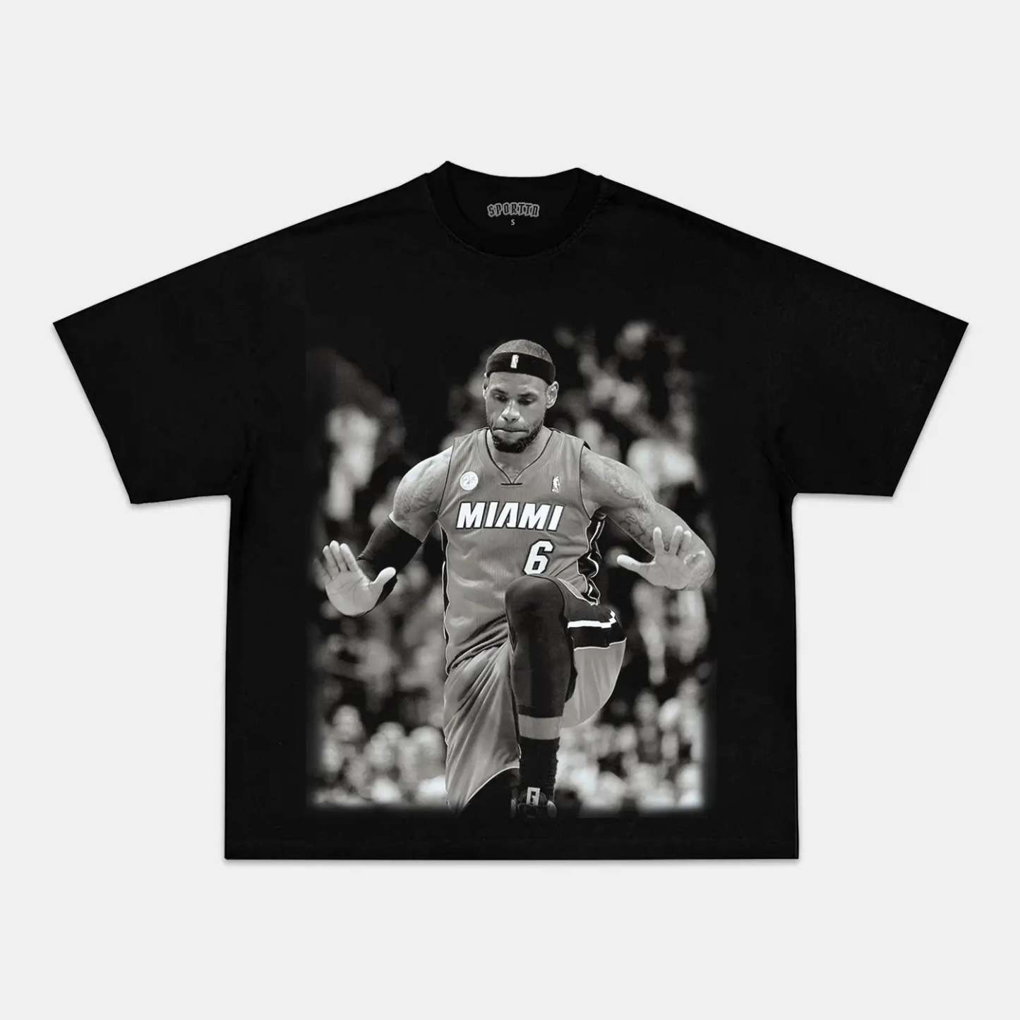 Unisex-Adult Ultra Cotton Washed T-Shirt Graphic LeBron James TEE 