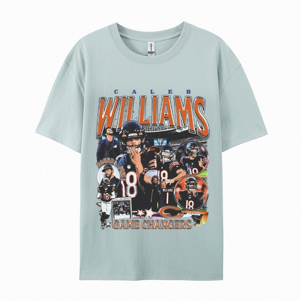 Unisex-Adult Ultra Cotton Washed T-Shirt Graphic CALEB WILLIAMS - BEARS TEE 