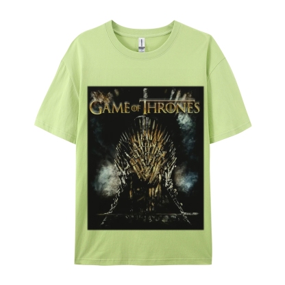Unisex-Adult Ultra Cotton Washed T-Shirt Graphic GAME OF THRONES TEE 