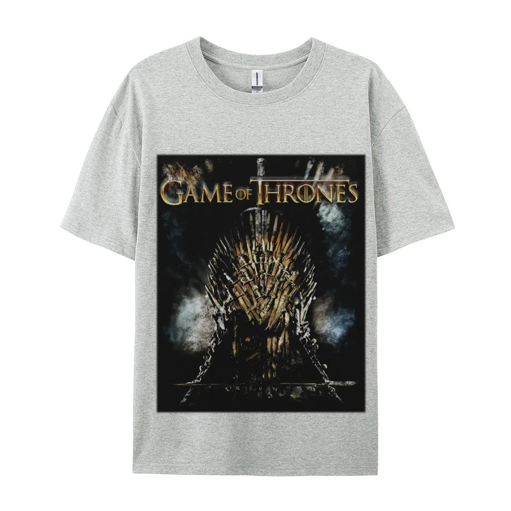 Unisex-Adult Ultra Cotton Washed T-Shirt Graphic GAME OF THRONES TEE 