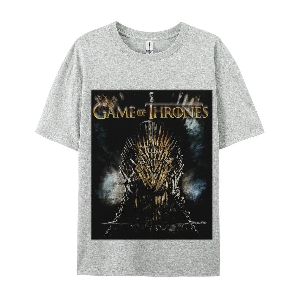Unisex-Adult Ultra Cotton Washed T-Shirt Graphic GAME OF THRONES TEE 