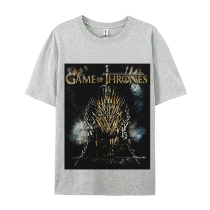 Unisex-Adult Ultra Cotton Washed T-Shirt Graphic GAME OF THRONES TEE 
