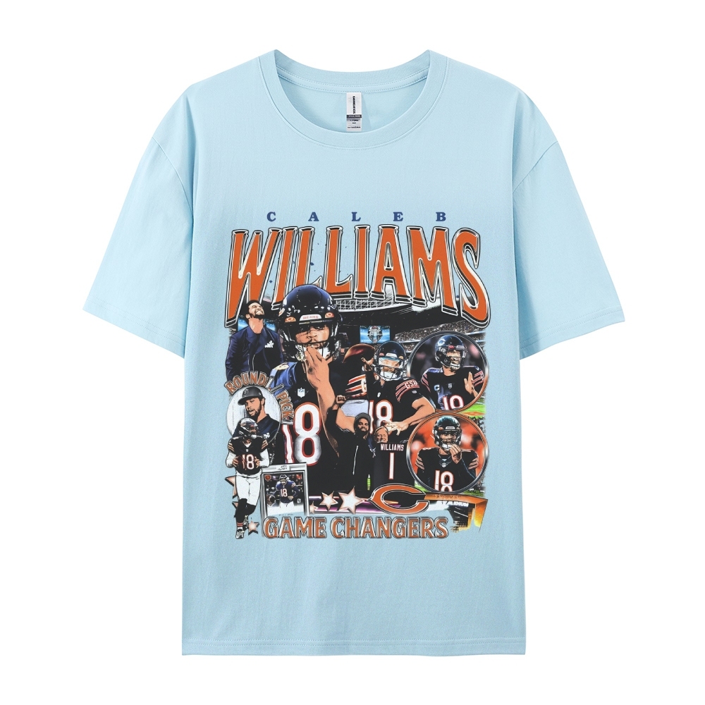 Unisex-Adult Ultra Cotton Washed T-Shirt Graphic CALEB WILLIAMS - BEARS TEE 