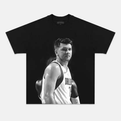 Unisex-Adult Ultra Cotton Washed T-Shirt Graphic Luka Doncic TEE 