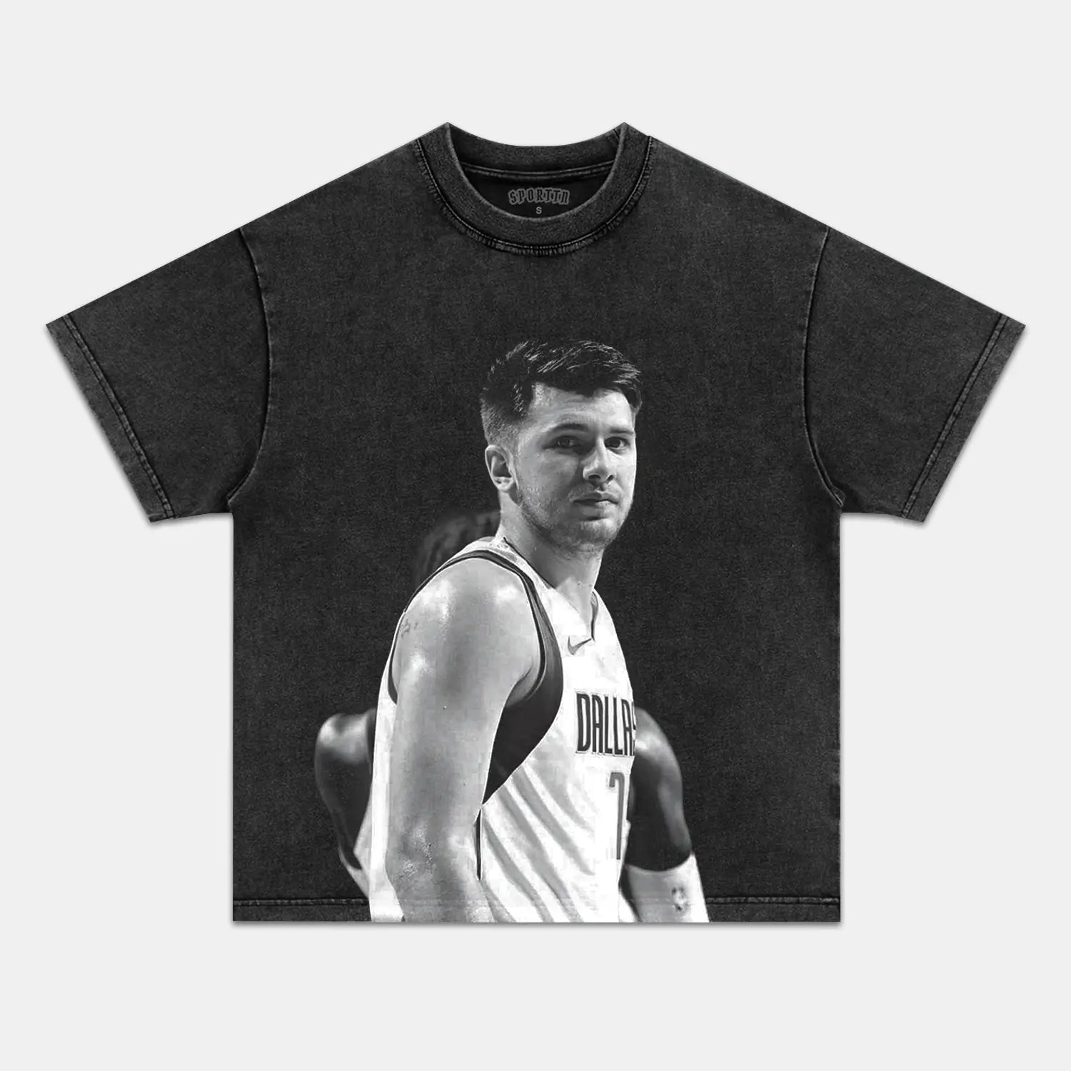 Unisex-Adult Ultra Cotton Washed T-Shirt Graphic Luka Doncic TEE 