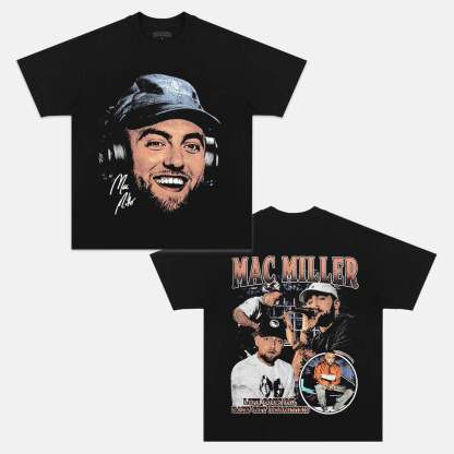 Unisex-Adult Ultra Cotton Washed T-Shirt Graphic MAC MILLER  V2 TEE 