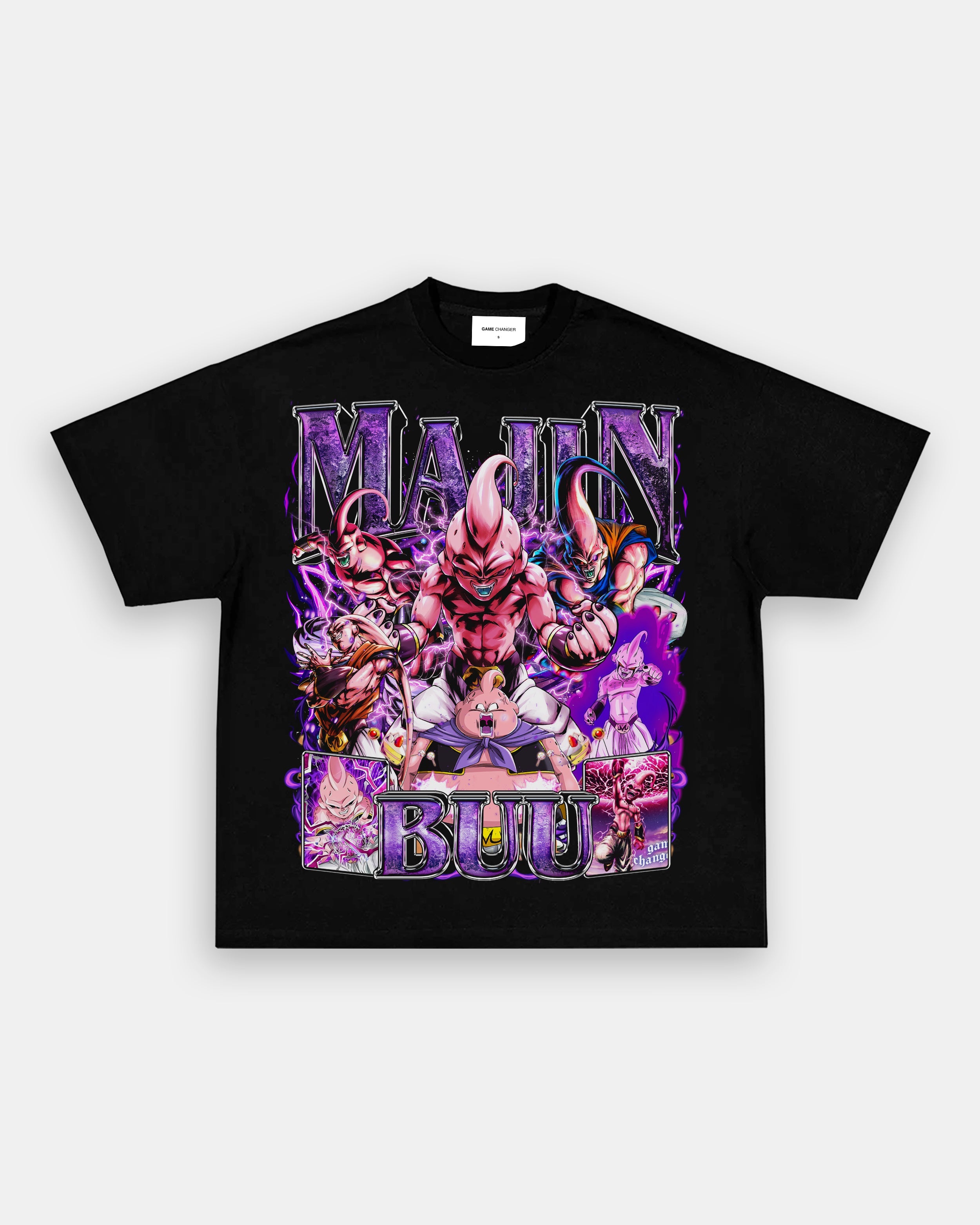 Unisex-Adult Ultra Cotton Washed T-Shirt Graphic MAJIN BUU TEE