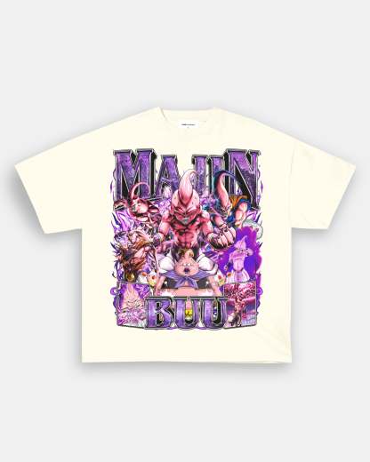 Unisex-Adult Ultra Cotton Washed T-Shirt Graphic MAJIN BUU TEE