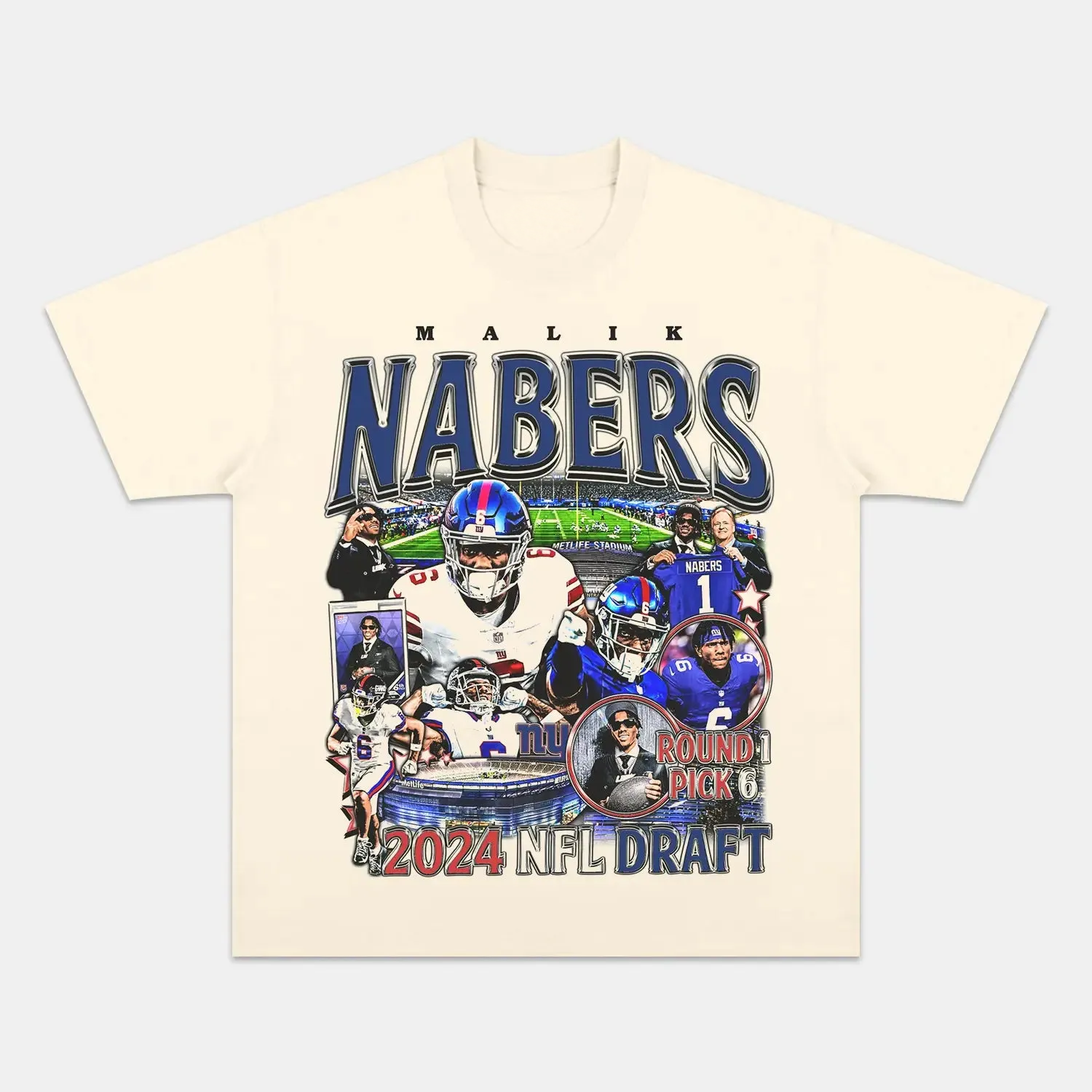 T-Shirt MALIK NABERS Graphic TEE Unisex Ultra Cotton Washed | TIDESENCE
