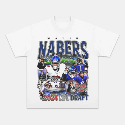T-Shirt MALIK NABERS Graphic TEE Unisex Ultra Cotton Washed | TIDESENCE