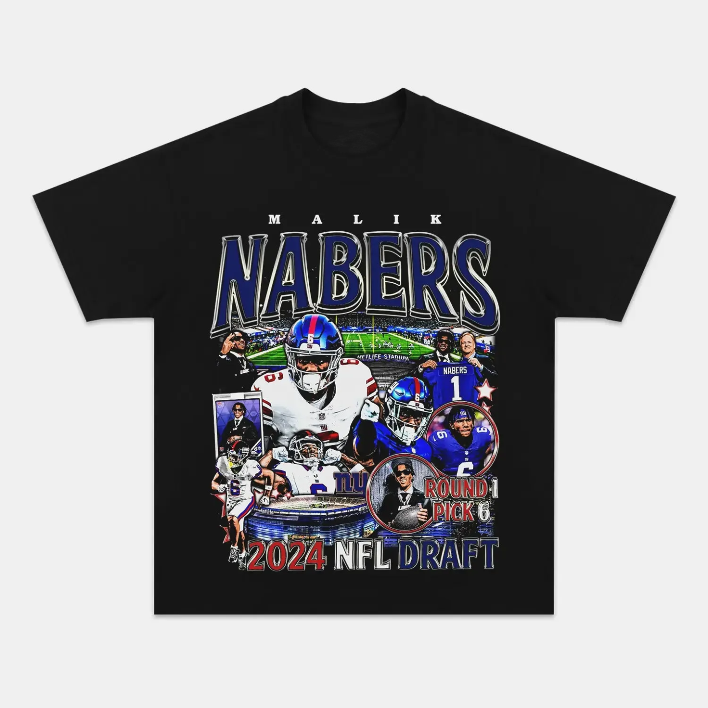 T-Shirt MALIK NABERS Graphic TEE Unisex Ultra Cotton Washed | TIDESENCE