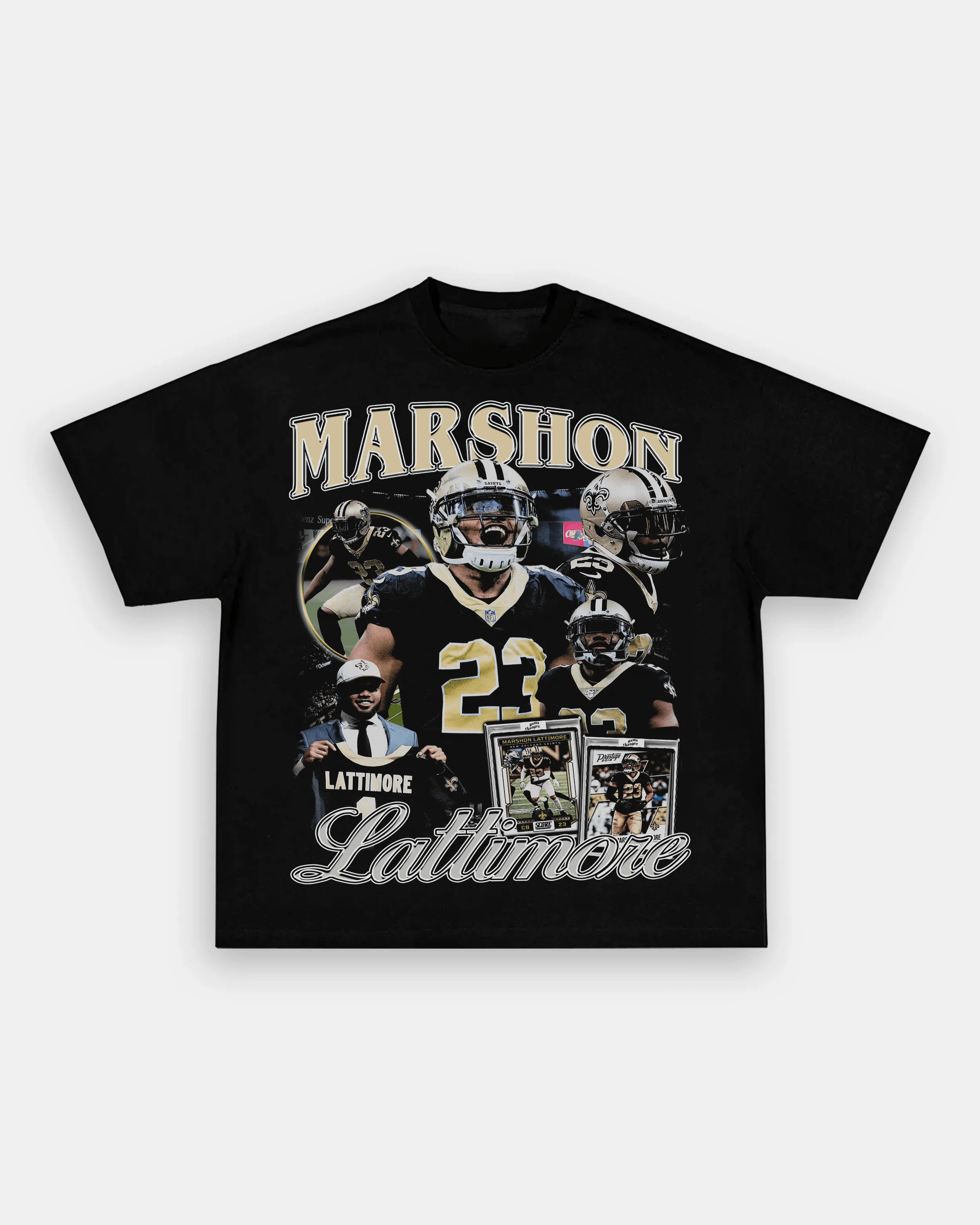 Unisex-Adult Ultra Cotton Washed T-Shirt Graphic MARSHON LATTIMORE TEE