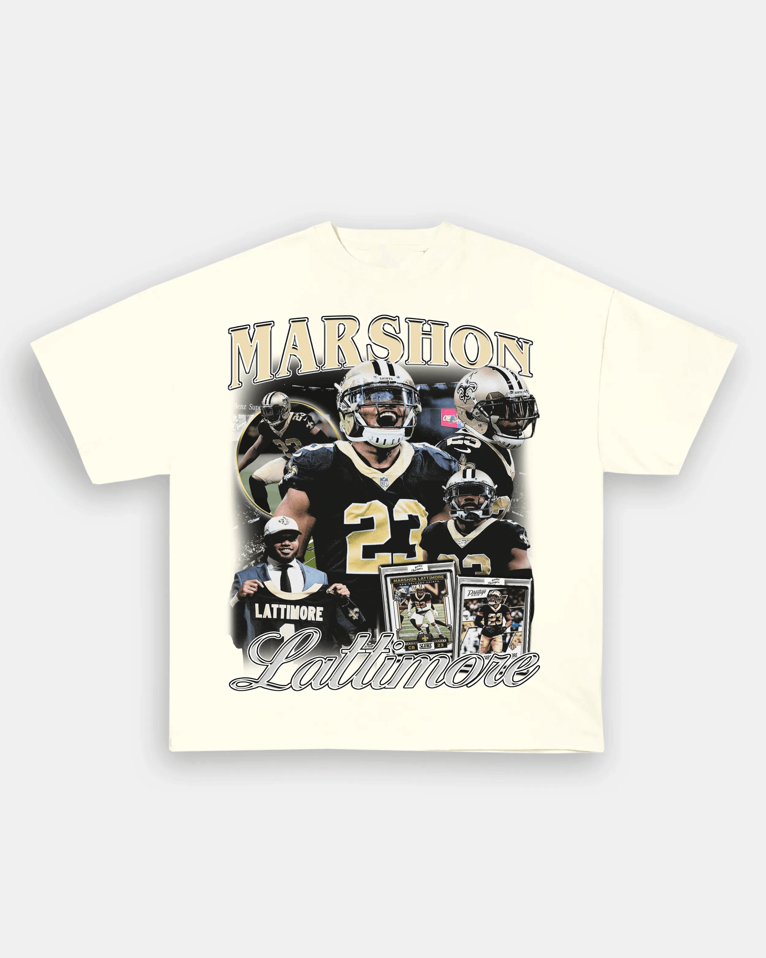 Unisex-Adult Ultra Cotton Washed T-Shirt Graphic MARSHON LATTIMORE TEE