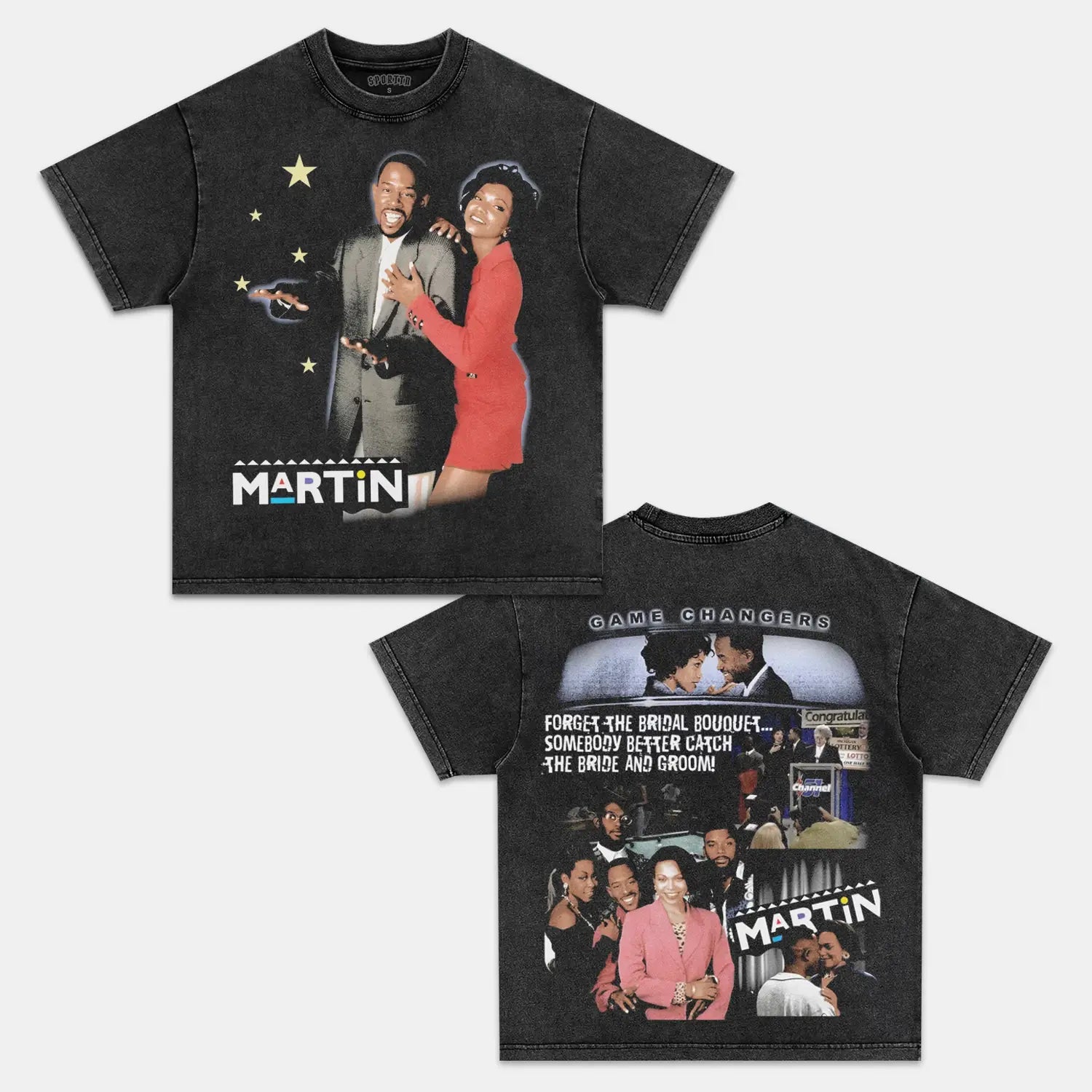 Unisex-Adult Ultra Cotton Washed T-Shirt Graphic MARTIN TEE 