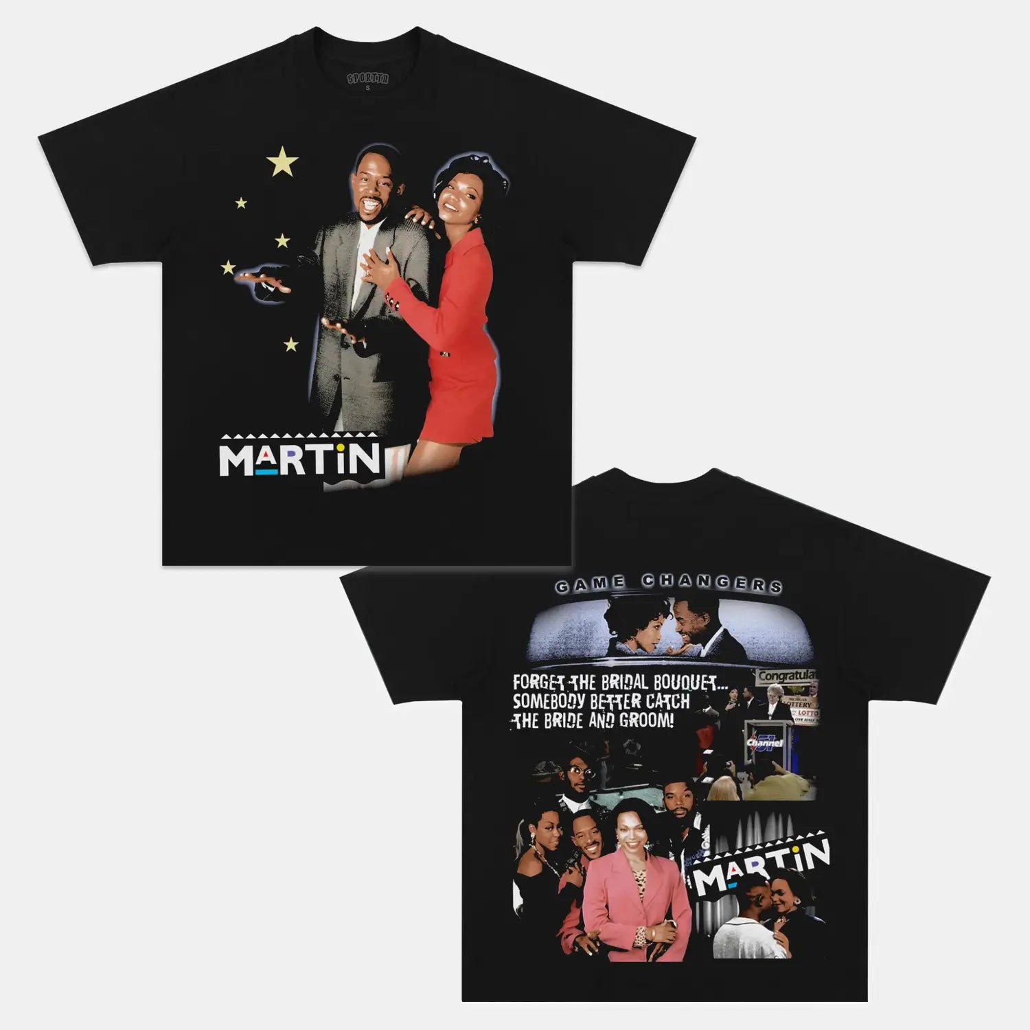 Unisex-Adult Ultra Cotton Washed T-Shirt Graphic MARTIN TEE 