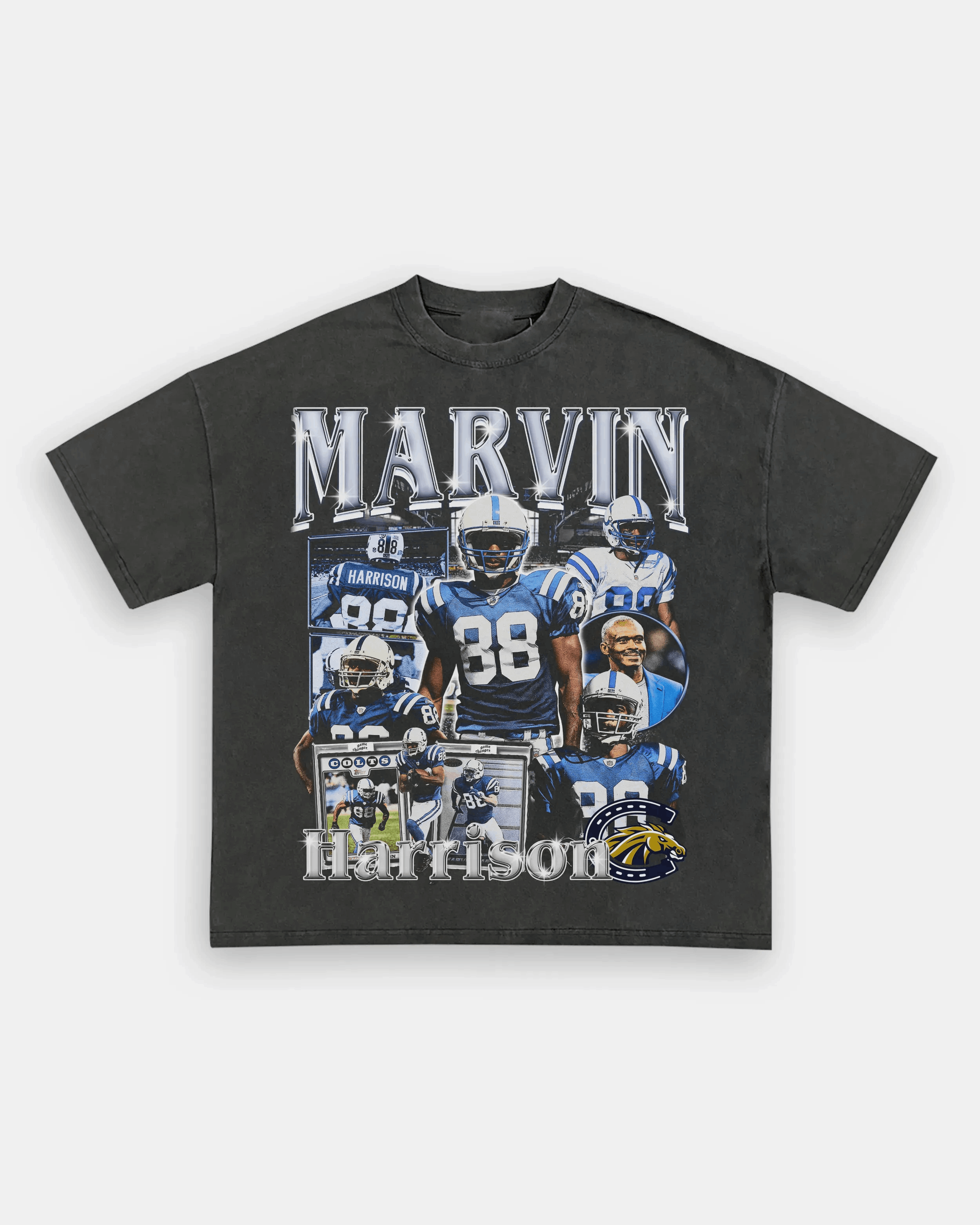 Washed T-Shirt MARVIN HARRISON - COLTS Unisex Ultra Cotton | TIDESENCE