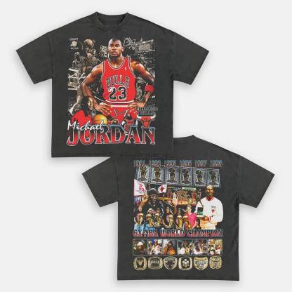 Unisex-Adult Ultra Cotton Washed T-Shirt Graphic MICHAEL JORDAN 2 TEE 