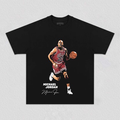 Unisex-Adult Ultra Cotton Washed T-Shirt Graphic  MICHAEL JORDAN TEE 