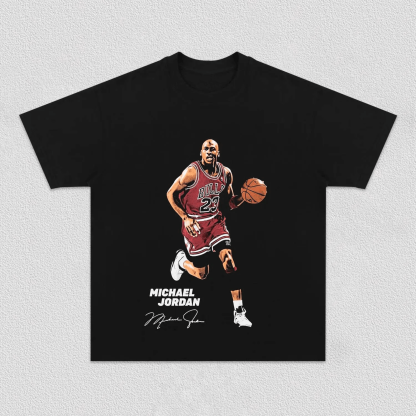 Unisex-Adult Ultra Cotton Washed T-Shirt Graphic  MICHAEL JORDAN TEE 