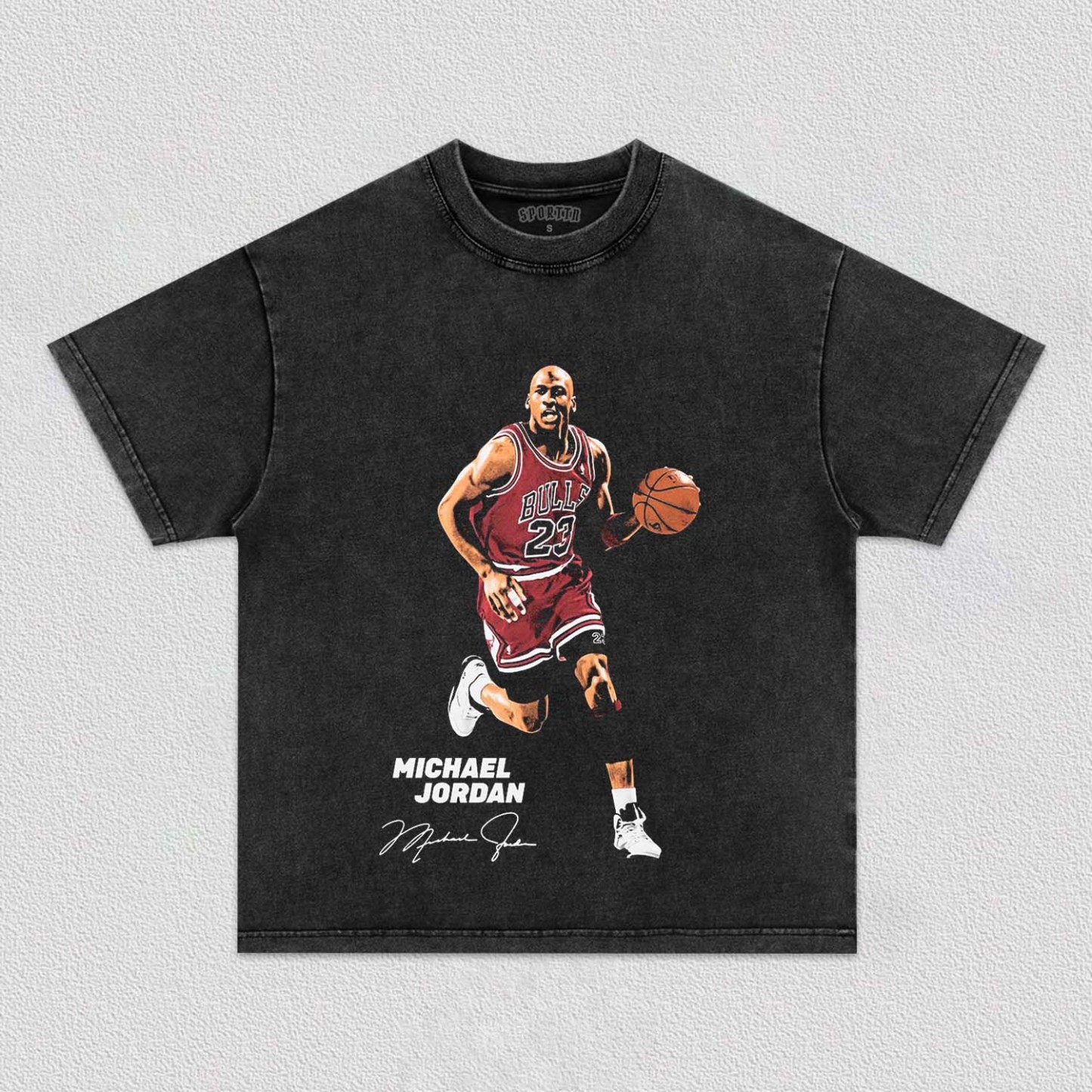 Unisex-Adult Ultra Cotton Washed T-Shirt Graphic MICHAEL JORDAN TEE