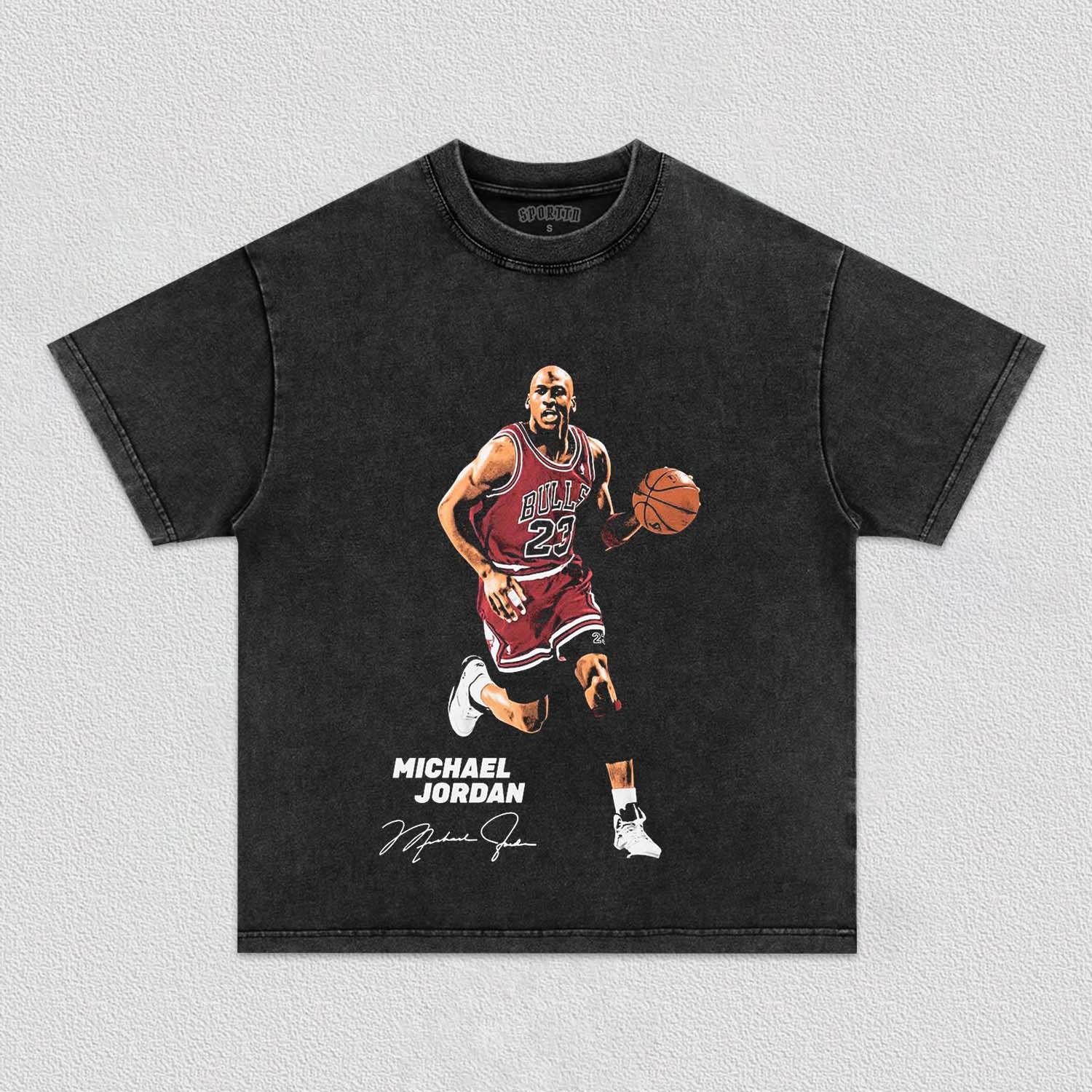 Unisex-Adult Ultra Cotton Washed T-Shirt Graphic MICHAEL JORDAN TEE