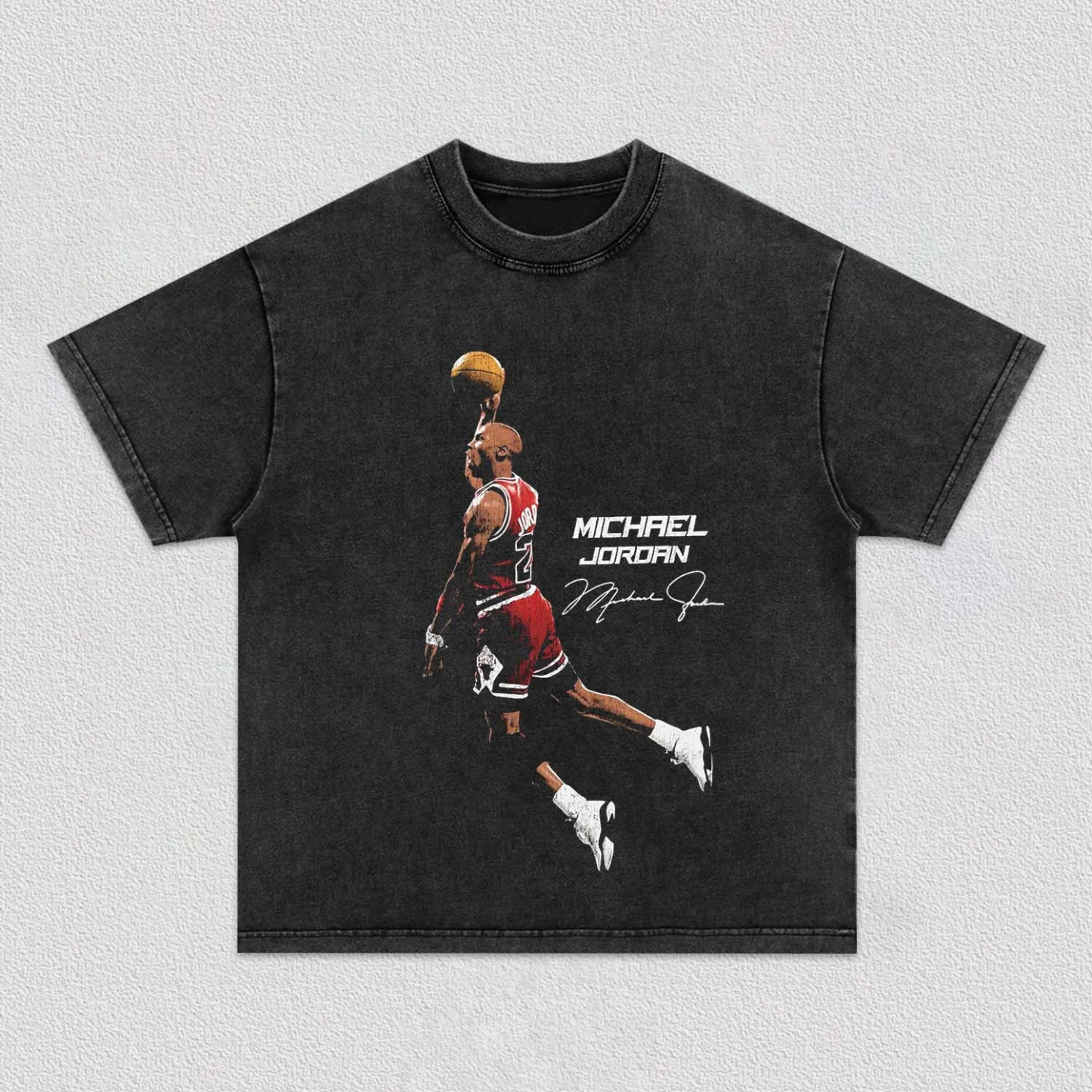 T-Shirt MICHAEL JORDAN Graphic Unisex-Adult Cotton Washed | TIDESENCE