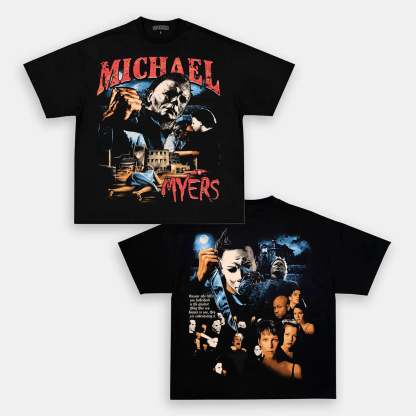 Unisex-Adult Ultra Cotton Washed T-Shirt Graphic MICHAEL MYERS TEE 