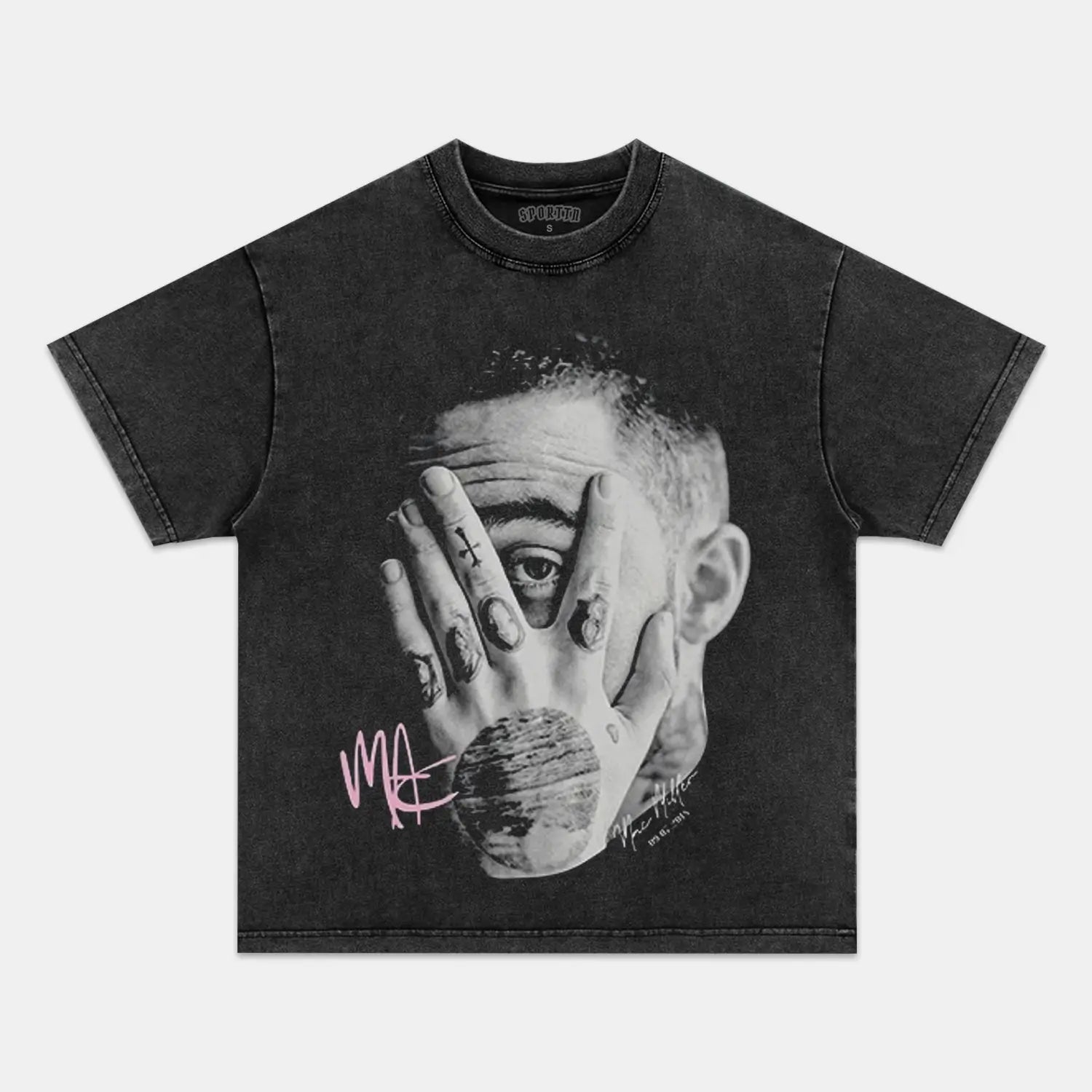 Unisex-Adult Ultra Cotton Washed T-Shirt Graphic MAC MILLER TEE 