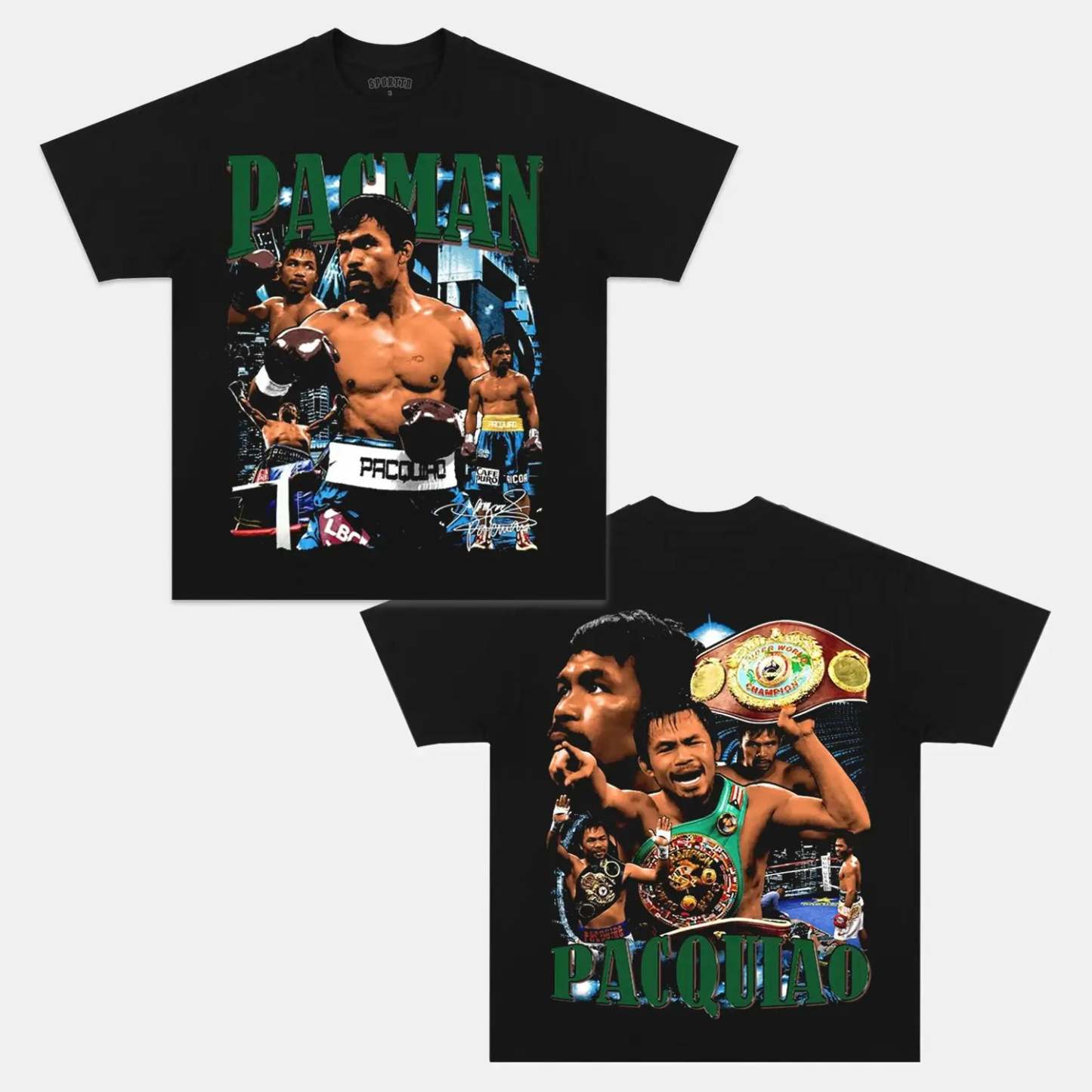 Unisex-Adult Ultra Cotton Washed T-Shirt Graphic MANNY PACQUIAO TEE 