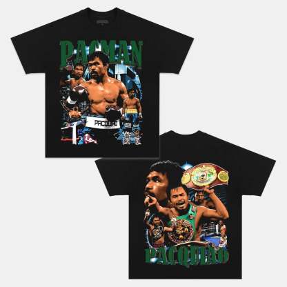 Unisex-Adult Ultra Cotton Washed T-Shirt Graphic MANNY PACQUIAO TEE 