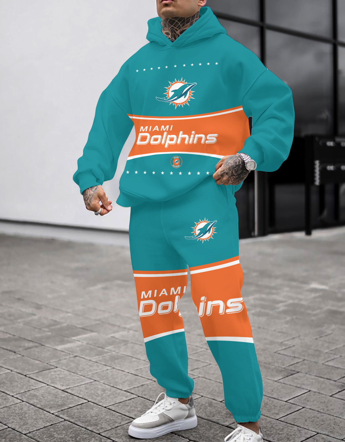 Miami Dolphins NFL Sport Hoodie Tracksuit Style 436