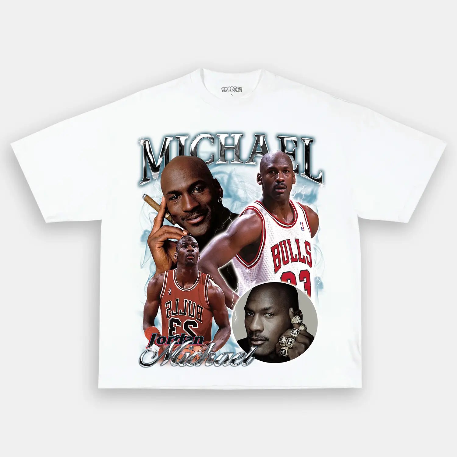 Unisex-Adult Ultra Cotton Washed T-Shirt Graphic  Michael Jordan Tee 