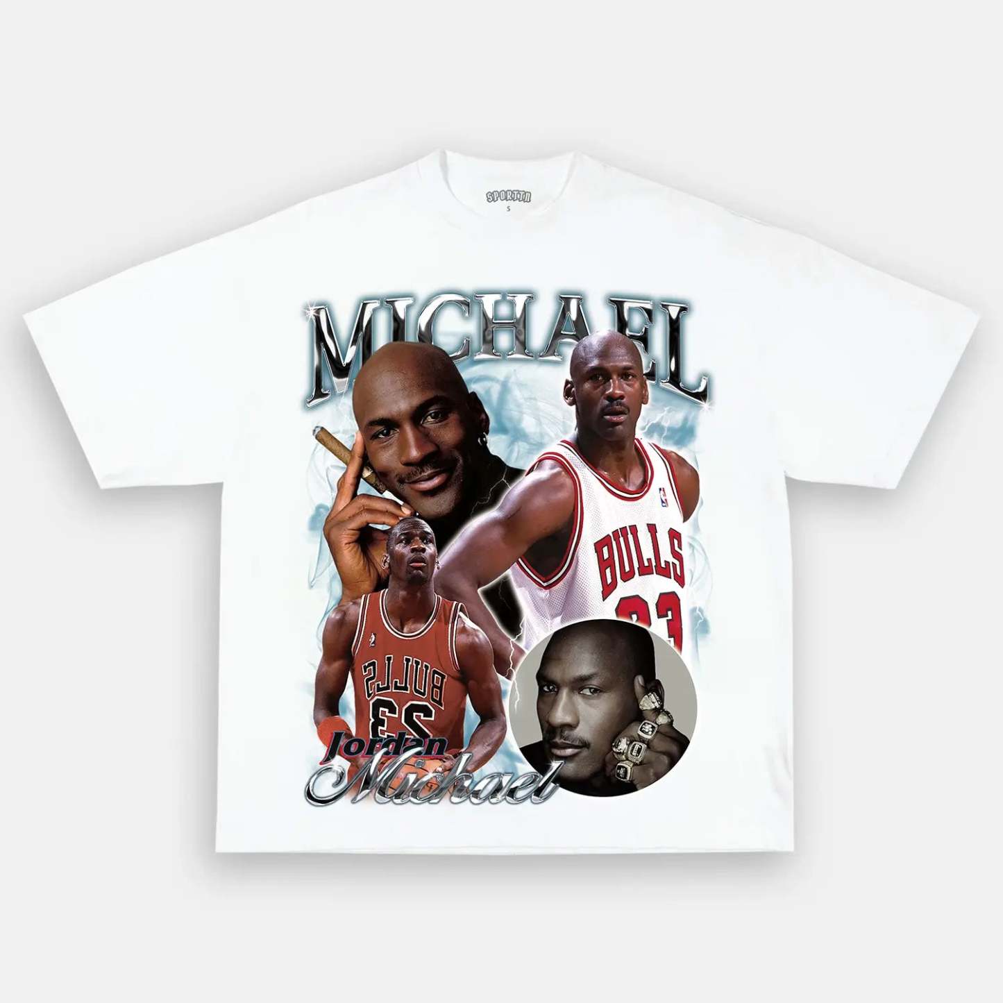 Unisex-Adult Ultra Cotton Washed T-Shirt Graphic  Michael Jordan Tee 