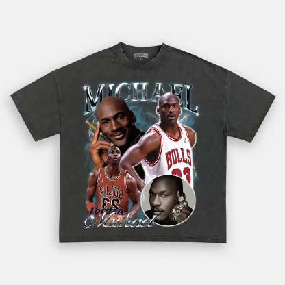 Unisex-Adult Ultra Cotton Washed T-Shirt Graphic  Michael Jordan Tee 