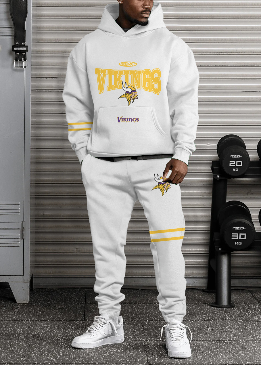 Minnesota Vikings NFL Sport Hoodie Tracksuit Style 439