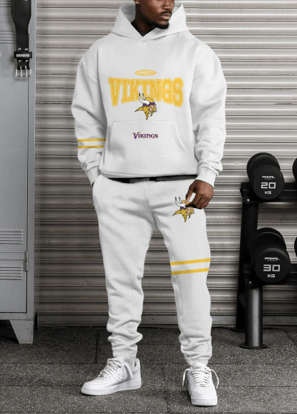 Minnesota Vikings NFL Sport Hoodie Tracksuit Style 439