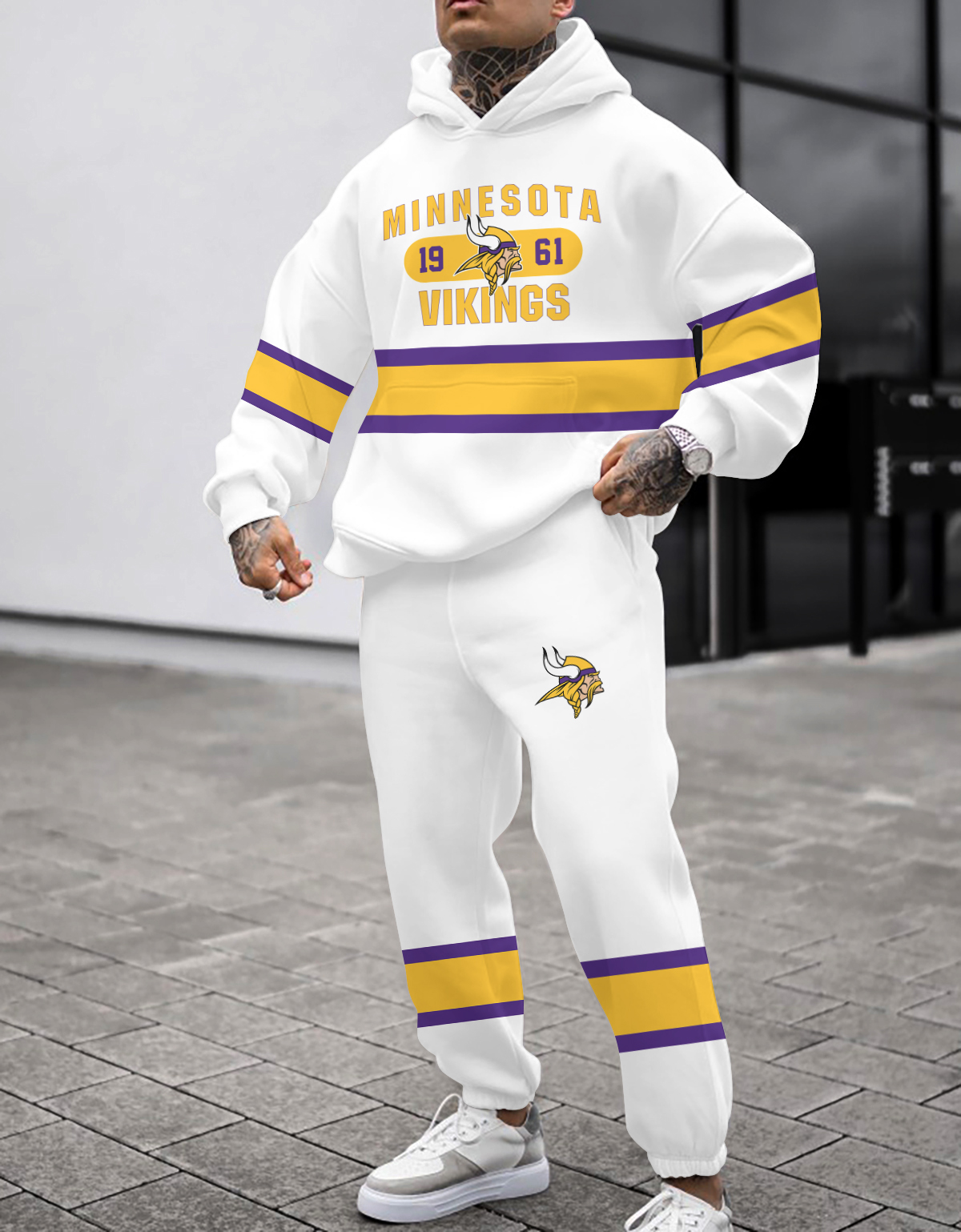 Minnesota Vikings NFL Sport Hoodie Tracksuit Style 470