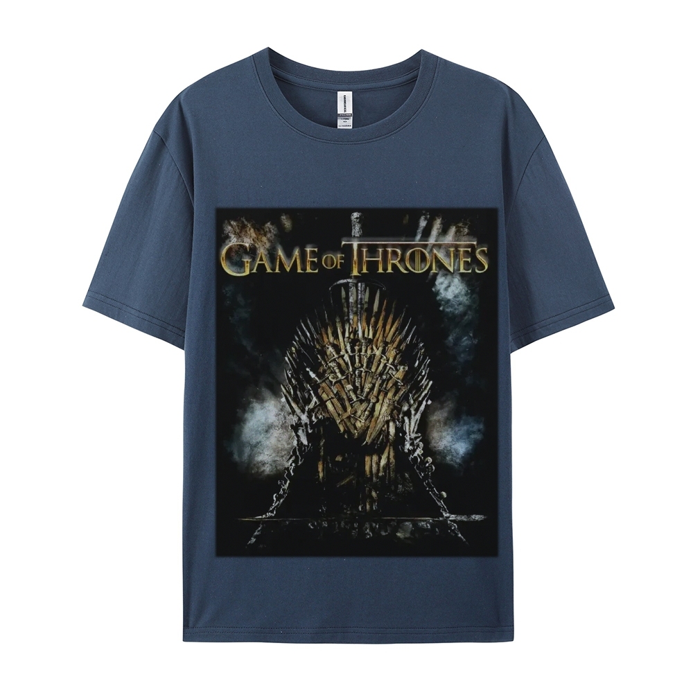 Unisex-Adult Ultra Cotton Washed T-Shirt Graphic GAME OF THRONES TEE 