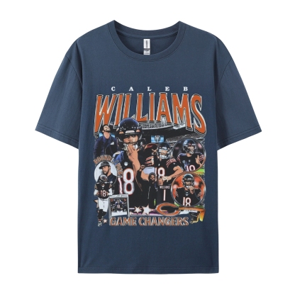 Unisex-Adult Ultra Cotton Washed T-Shirt Graphic CALEB WILLIAMS - BEARS TEE 