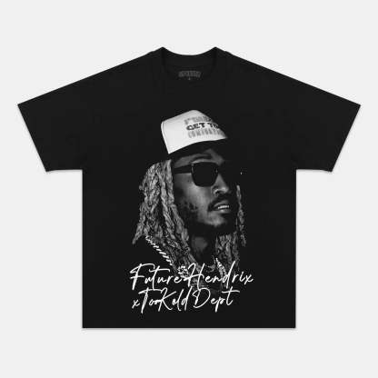 Unisex-Adult Ultra Cotton Washed T-Shirt Graphic OG FUTURE HENDRIX TEE 