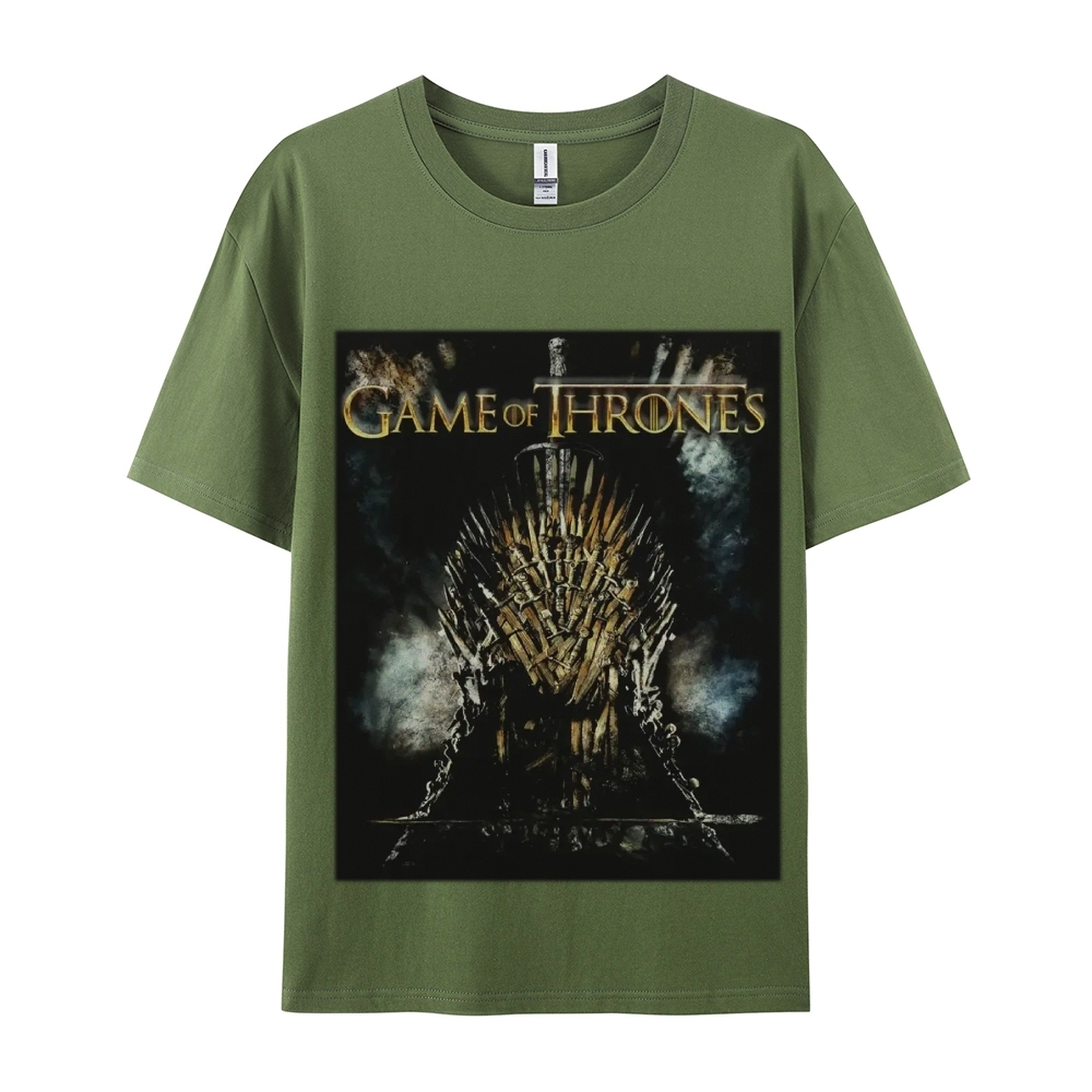 Unisex-Adult Ultra Cotton Washed T-Shirt Graphic GAME OF THRONES TEE 