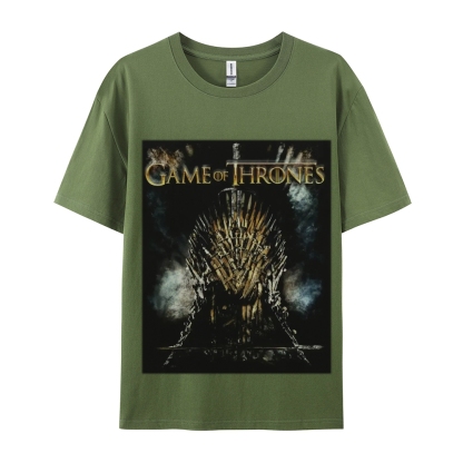 Unisex-Adult Ultra Cotton Washed T-Shirt Graphic GAME OF THRONES TEE 