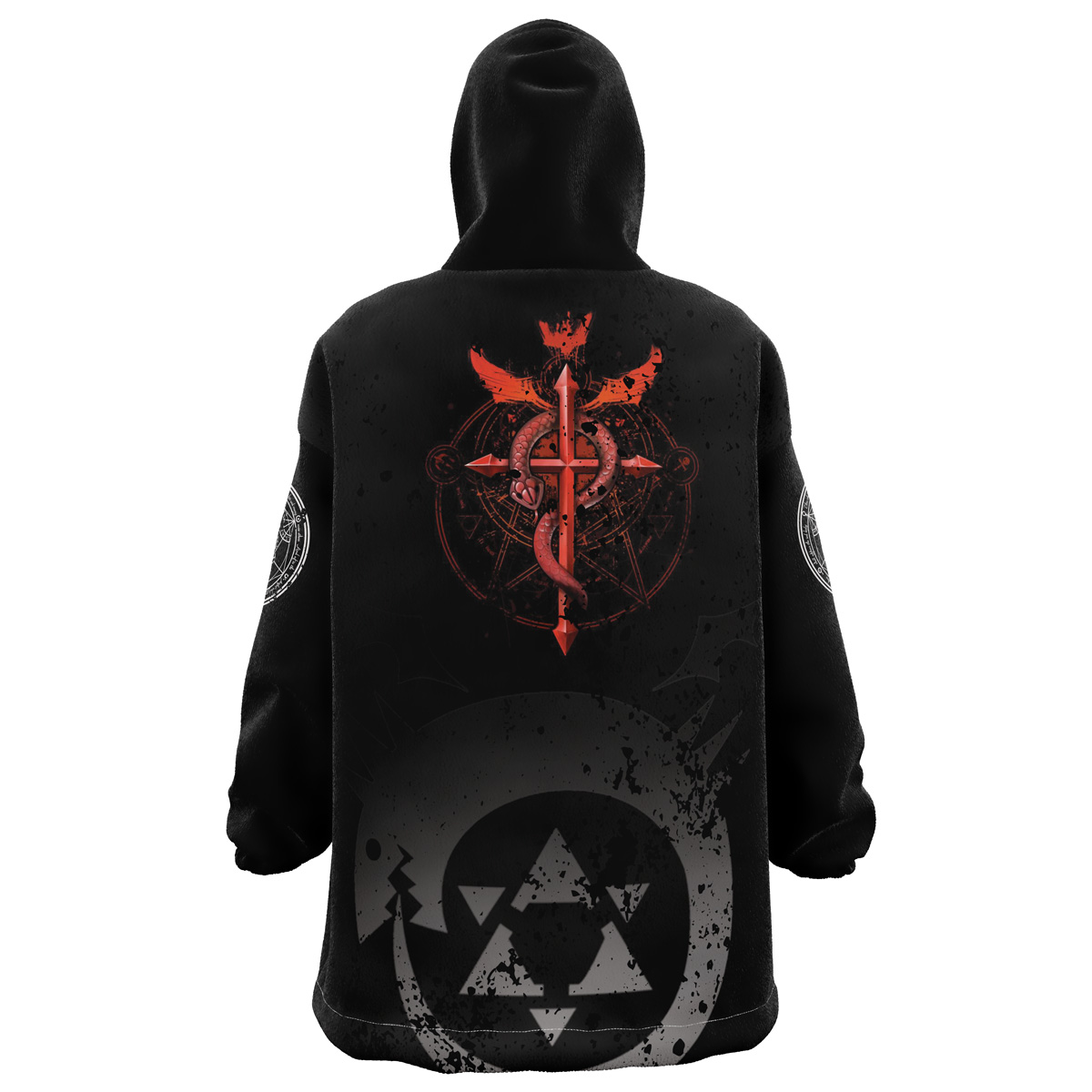 Transmutation Circle Fullmetal Alchemist Snug Oversized Blanket Hoodie