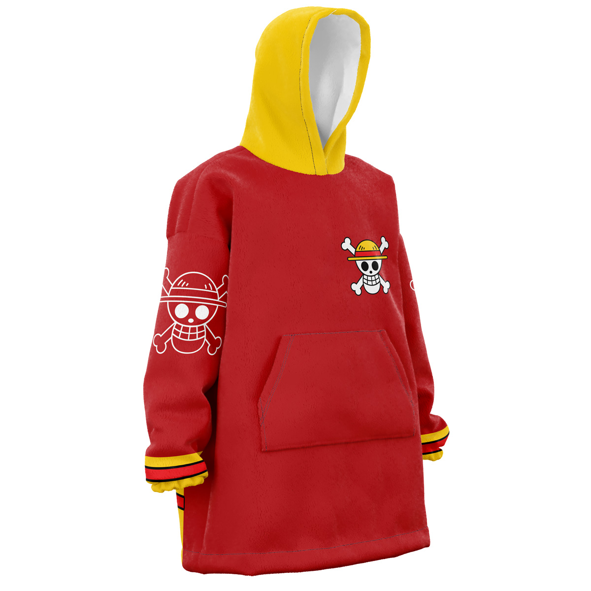 Straw Hat Luffy One Piece Snug Oversized Blanket Hoodie