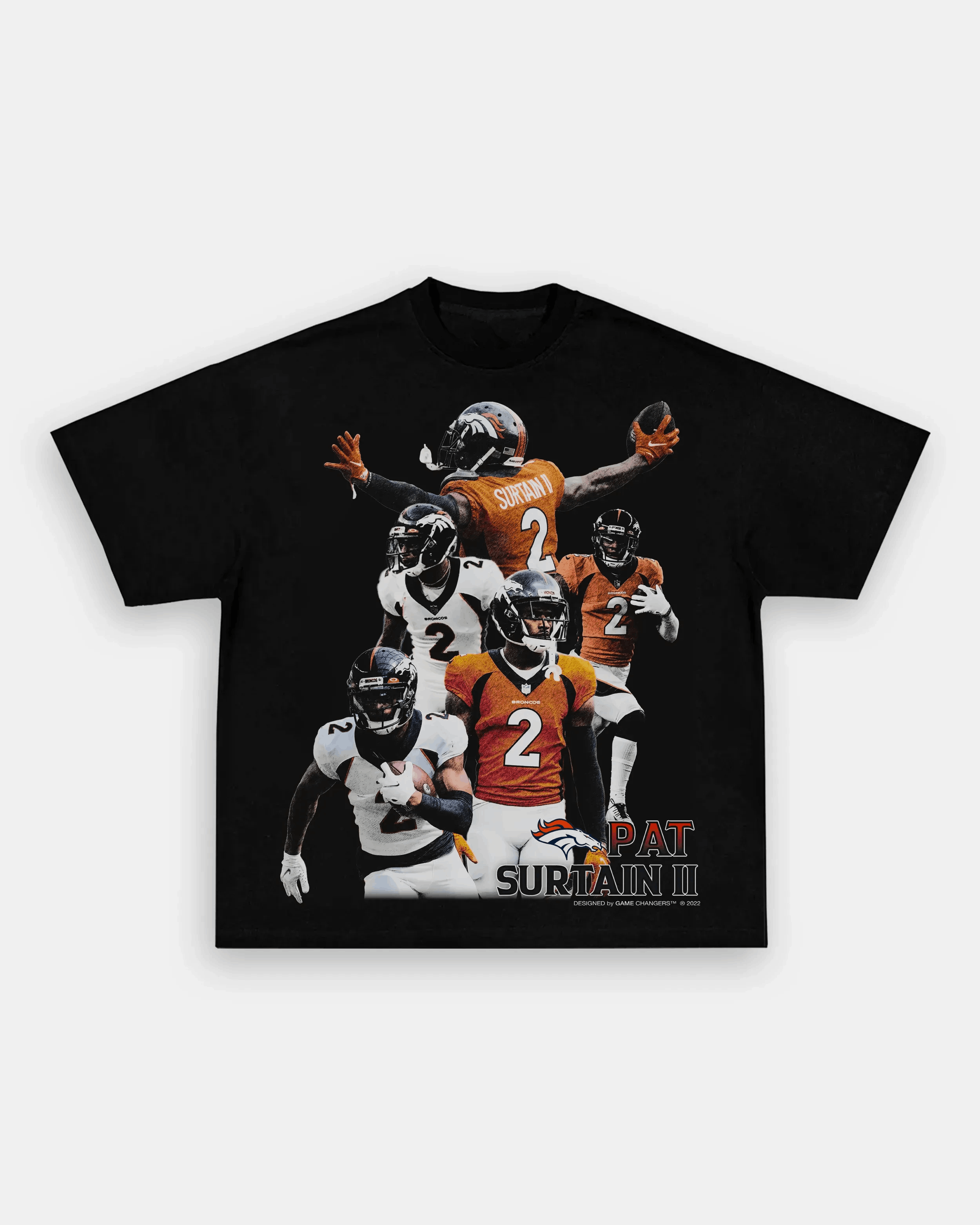 T-Shirt PAT SURTAIN TEE Unisex-Adult Ultra Cotton Washed | TIDESENCE